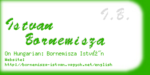 istvan bornemisza business card